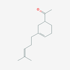 1-[3-(4-Methylpent-3-en-1-yl)cyclohex-3-en-1-yl]ethan-1-one