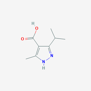 molecular formula C8H12N2O2 B1460890 5-Isopropyl-3-methyl-1H-pyrazole-4-carboxylic acid CAS No. 1234177-05-9