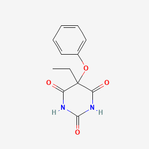 5-Ethyl-5-phenoxy-1,3-diazinane-2,4,6-trione