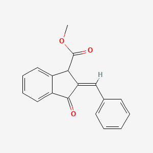 methyl (2Z)-2-benzylidene-3-oxo-1H-indene-1-carboxylate