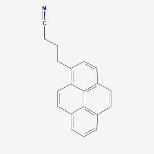 molecular formula C20H15N B14608941 4-(Pyren-1-YL)butanenitrile CAS No. 61098-96-2