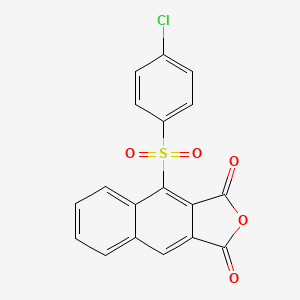 4-(4-Chlorobenzene-1-sulfonyl)naphtho[2,3-c]furan-1,3-dione