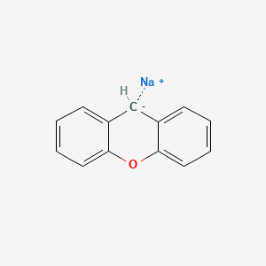 molecular formula C13H9NaO B14608947 sodium;9H-xanthen-9-ide CAS No. 60690-86-0