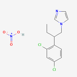 1-[2-(2,4-Dichlorophenyl)butyl]imidazole;nitric acid