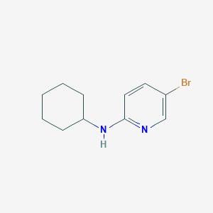 molecular formula C11H15BrN2 B1460897 2-Cyclohexylamino-5-bromopyridine CAS No. 942050-72-8