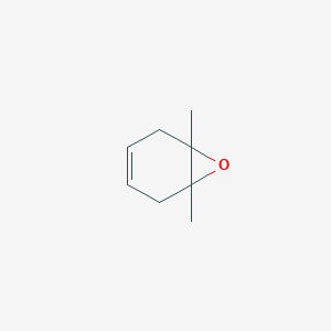 molecular formula C8H12O B14608982 1,6-Dimethyl-7-oxabicyclo[4.1.0]hept-3-ene CAS No. 57338-10-0