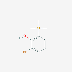 Phenol, 2-bromo-6-(trimethylsilyl)-