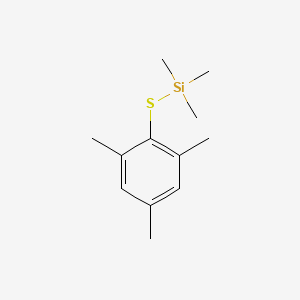 molecular formula C12H20SSi B14609028 (Mesitylthio)trimethylsilane CAS No. 60253-72-7