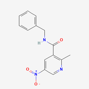 N-Benzyl-2-methyl-5-nitropyridine-3-carboxamide