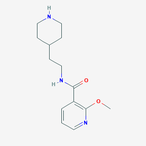 2-Methoxy-N-[2-(piperidin-4-yl)ethyl]pyridine-3-carboxamide