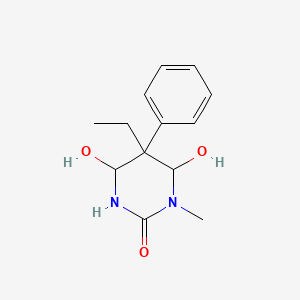 5-Ethyl-4,6-dihydroxy-1-methyl-5-phenyltetrahydropyrimidin-2(1H)-one