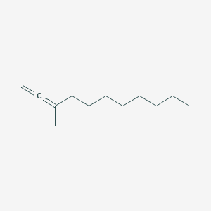 molecular formula C12H22 B14609087 1,2-Undecadiene, 3-methyl- CAS No. 59409-51-7