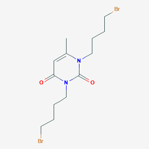 1,3-bis(4-bromobutyl)-6-methylpyrimidine-2,4(1H,3H)-dione