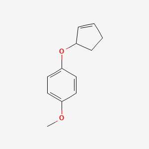 1-[(Cyclopent-2-en-1-yl)oxy]-4-methoxybenzene