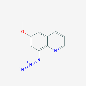 molecular formula C10H8N4O B14609115 8-Azido-6-methoxyquinoline CAS No. 57743-00-7