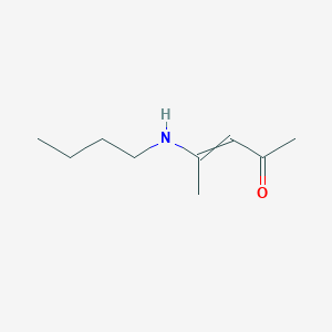 molecular formula C9H17NO B14609132 4-(Butylamino)pent-3-EN-2-one CAS No. 57717-00-7