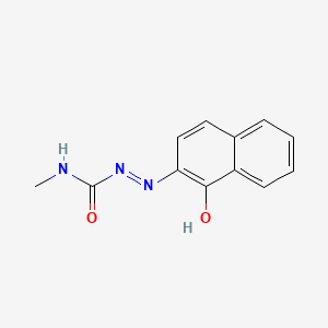 N-Methyl-2-(1-oxo-2(1H)-naphthalenylidene)hydrazinecarboxamide