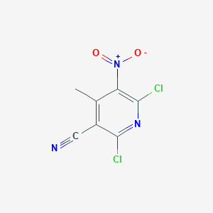 2,6-Dichloro-4-methyl-5-nitropyridine-3-carbonitrile