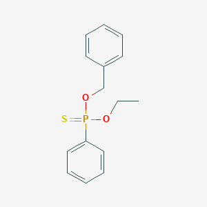 molecular formula C15H17O2PS B14609162 O-Benzyl O-ethyl phenylphosphonothioate CAS No. 60051-30-1