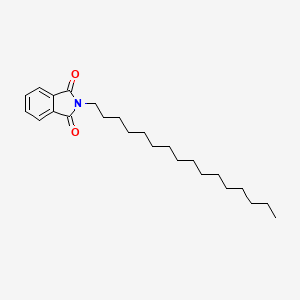 molecular formula C24H37NO2 B14609171 1H-Isoindole-1,3(2H)-dione, 2-hexadecyl- CAS No. 61020-43-7