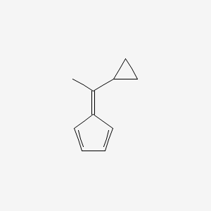 molecular formula C10H12 B14609181 5-(1-Cyclopropylethylidene)cyclopenta-1,3-diene CAS No. 61010-59-1