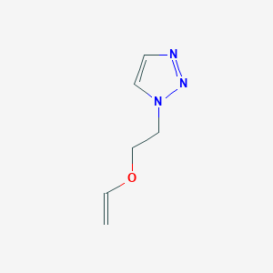 molecular formula C6H9N3O B14609214 1-[2-(Ethenyloxy)ethyl]-1H-1,2,3-triazole CAS No. 59282-97-2