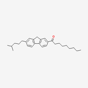 1-Nonanone, 1-[7-(4-methylpentyl)-9H-fluoren-2-yl]-