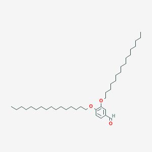 molecular formula C39H70O3 B14609239 3,4-Bis(hexadecyloxy)benzaldehyde CAS No. 60273-43-0