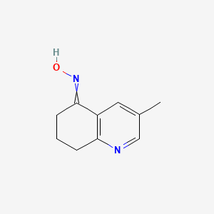 N-(3-Methyl-7,8-dihydroquinolin-5(6H)-ylidene)hydroxylamine