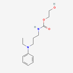 molecular formula C14H22N2O3 B14609315 2-Hydroxyethyl {3-[ethyl(phenyl)amino]propyl}carbamate CAS No. 60809-97-4