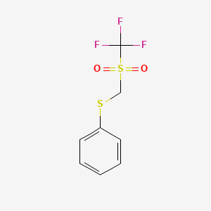 (Phenylthio)[(trifluoromethyl)sulfonyl]methane