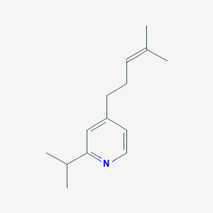 Pyridine, 2-(1-methylethyl)-4-(4-methyl-3-pentenyl)-