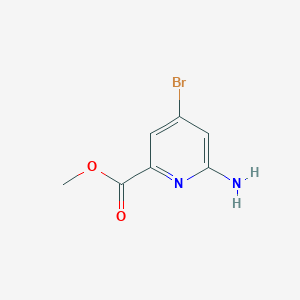 molecular formula C7H7BrN2O2 B1460938 Methyl 6-amino-4-bromopicolinate CAS No. 885326-88-5
