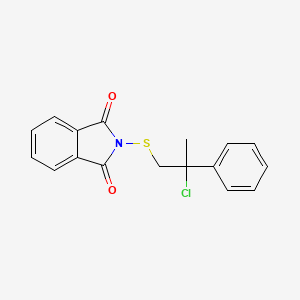 2-[(2-Chloro-2-phenylpropyl)sulfanyl]-1H-isoindole-1,3(2H)-dione