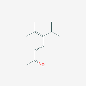 6-Methyl-5-(propan-2-yl)hepta-3,5-dien-2-one