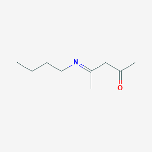 molecular formula C9H17NO B14609411 (4E)-4-(Butylimino)pentan-2-one CAS No. 58308-12-6