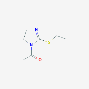 1H-Imidazole, 1-acetyl-2-(ethylthio)-4,5-dihydro-