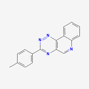 molecular formula C17H12N4 B14609422 3-(4-Methylphenyl)[1,2,4]triazino[5,6-c]quinoline CAS No. 60075-19-6