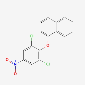 1-(2,6-Dichloro-4-nitrophenoxy)naphthalene