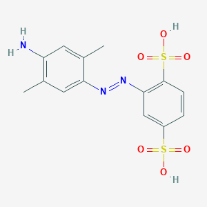 2-[(E)-(4-Amino-2,5-dimethylphenyl)diazenyl]benzene-1,4-disulfonic acid