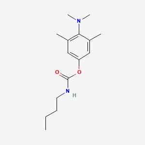 molecular formula C15H24N2O2 B14609517 4-(Dimethylamino)-3,5-dimethylphenyl butylcarbamate CAS No. 60309-75-3