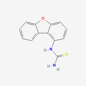 molecular formula C13H10N2OS B14609521 N-Dibenzo[b,d]furan-1-ylthiourea CAS No. 60074-06-8