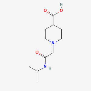 molecular formula C11H20N2O3 B1460954 1-{[(Propan-2-yl)carbamoyl]methyl}piperidine-4-carboxylic acid CAS No. 1156269-72-5