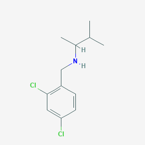 molecular formula C12H17Cl2N B1460956 [(2,4-Dichlorophenyl)methyl](3-methylbutan-2-yl)amine CAS No. 1039836-71-9