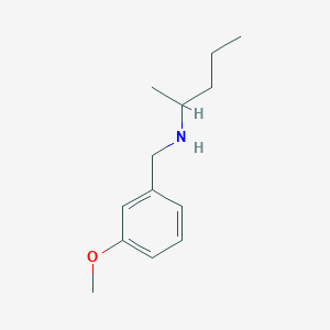 molecular formula C13H21NO B1460960 [(3-Methoxyphenyl)methyl](pentan-2-yl)amine CAS No. 1019618-46-2