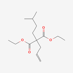 Diethyl 2-(3-methylbutyl)-2-prop-2-enylpropanedioate