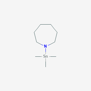 molecular formula C9H21NSn B14609626 1-(Trimethylstannyl)azepane CAS No. 58540-23-1