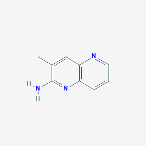 molecular formula C9H9N3 B1460965 3-Methyl-1,5-naphthyridin-2-amine CAS No. 1049030-24-1