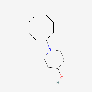 molecular formula C13H25NO B1460968 1-Cyclooctylpiperidin-4-ol CAS No. 416862-38-9