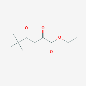 molecular formula C11H18O4 B14609680 Propan-2-yl 5,5-dimethyl-2,4-dioxohexanoate CAS No. 61000-80-4